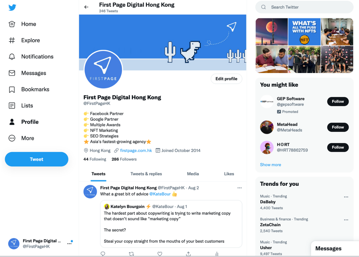 Twitter is the proven foundation you need for brand trust, engagement, and high quality leads!